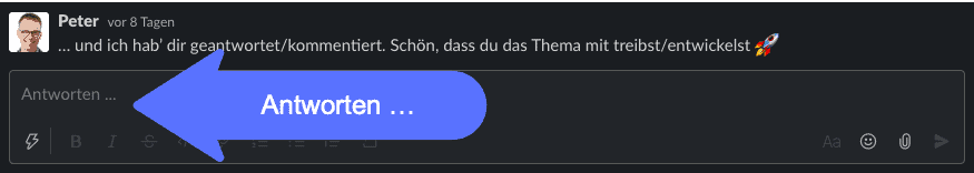 Antworten-inSlack Antworten