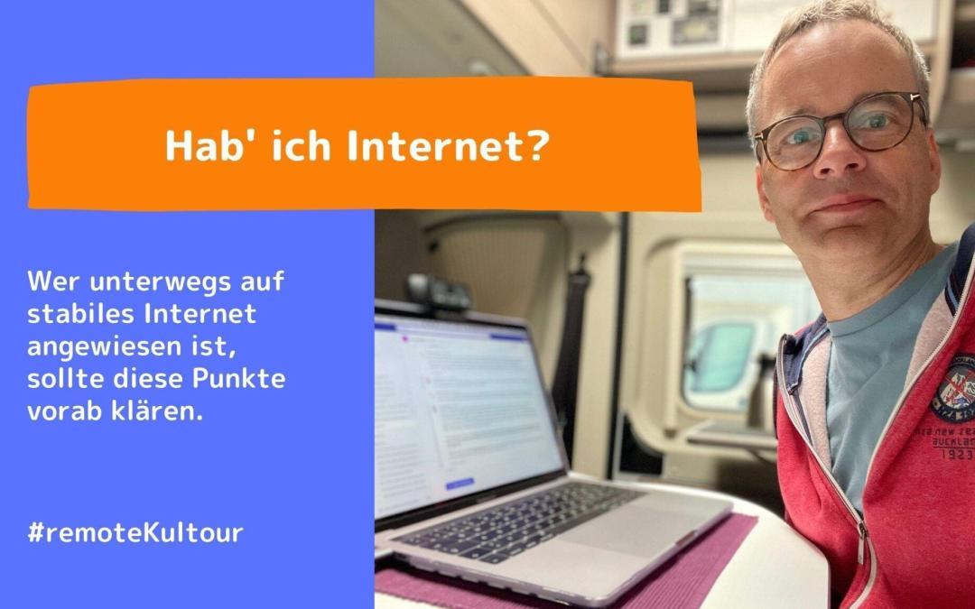 So hab’ ich unterwegs Internet