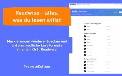 Readwise – alles, was du lesen willst